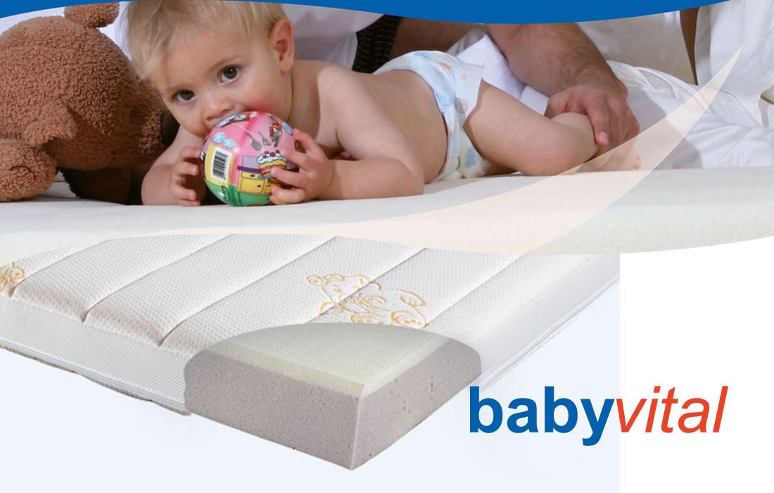Abbildung Kaltschaum-Matratze 'Babyvital' | Ergovital Abbildung Kaltschaum-Matratze 'Babyvital' | Ergovital
