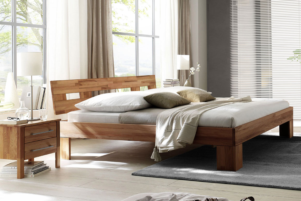 Abbildung Massivholz Bett Zent - Modset