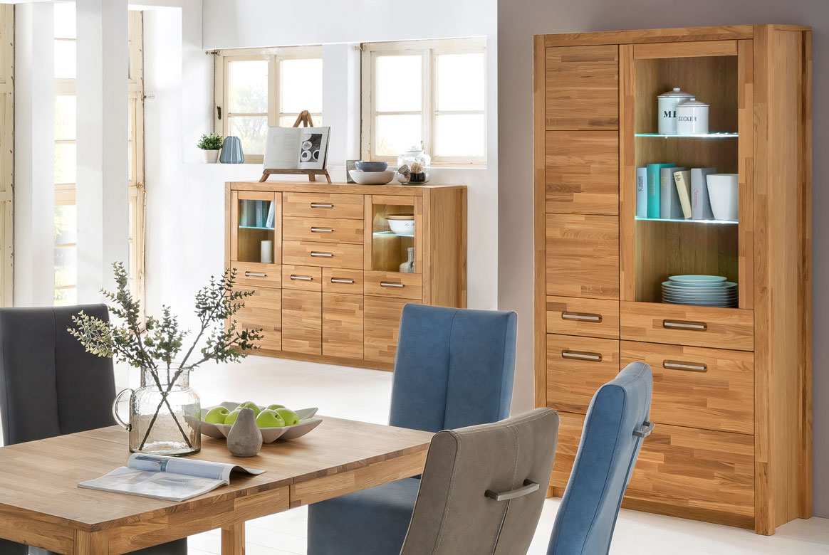Abbildung Highboard Wildeiche teilmassiv geölt Savi | T05 Abbildung Highboard Wildeiche teilmassiv geölt Savi | T05