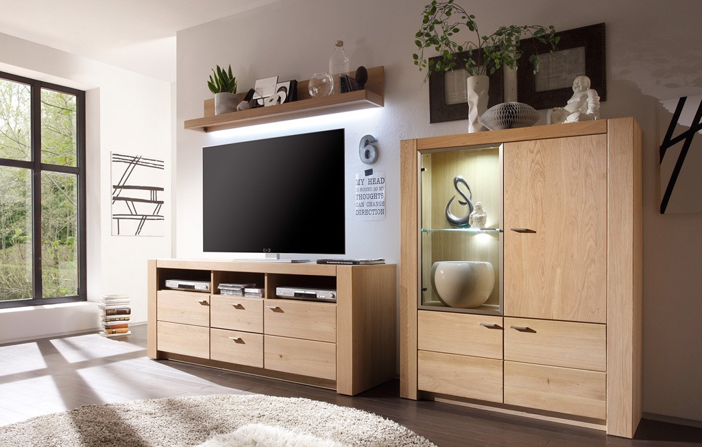 Wandboard massiv Eiche Bianco geölt Madeira T51 Wandboard massiv Madeira T51.