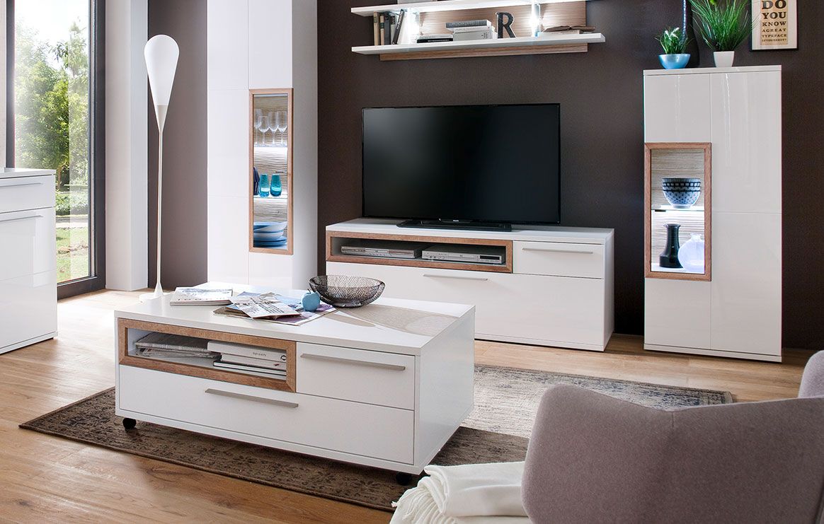 Couchtisch weiß Hochglanz Absetzung Riviera Pamplona T65 Couchtisch weiß Hochglanz Pamplona T65.