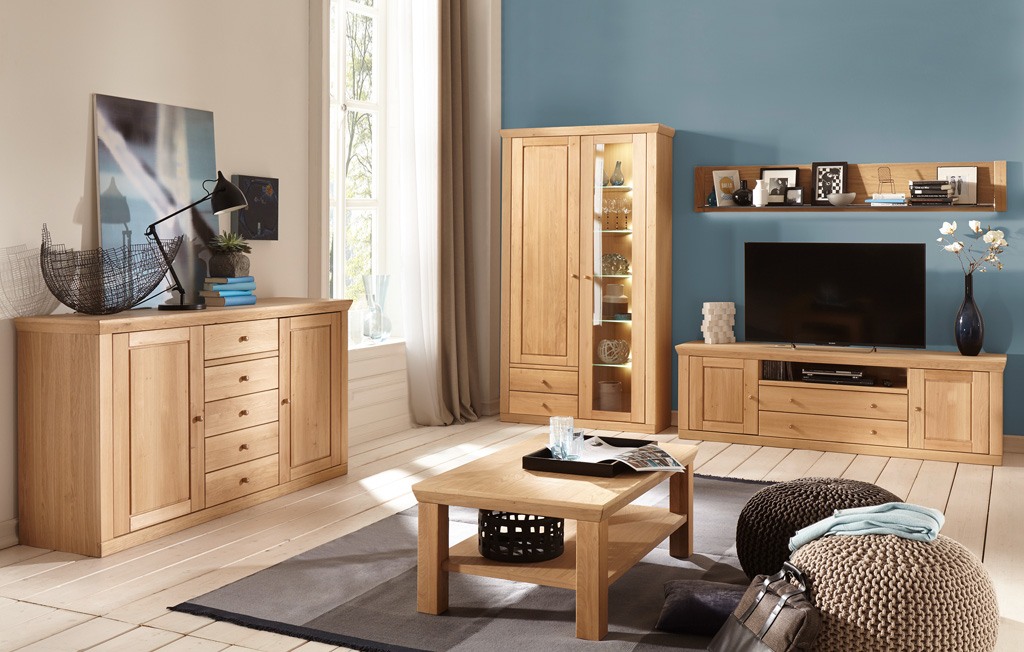 Sideboard Eiche Bianco massiv Verona. Verona Sideboard Eiche Bianco massiv.