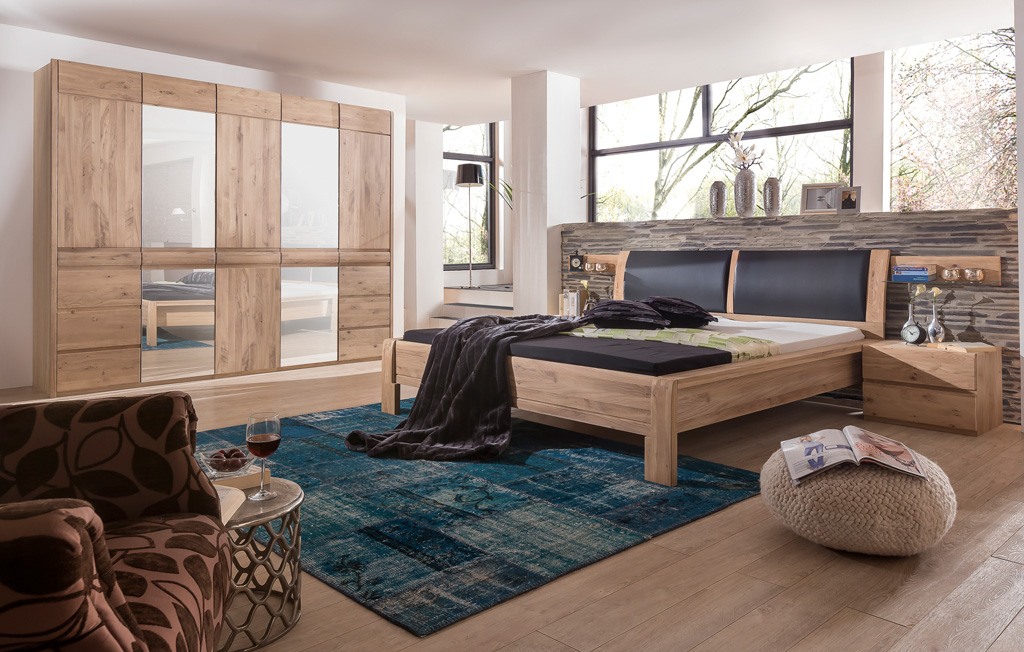 Schlafzimmer komplett Landhausstil Asteiche Bianco Ottowa Schlafzimmer komplett Landhausstil Asteiche Bianco Ottowa MMI Möbel