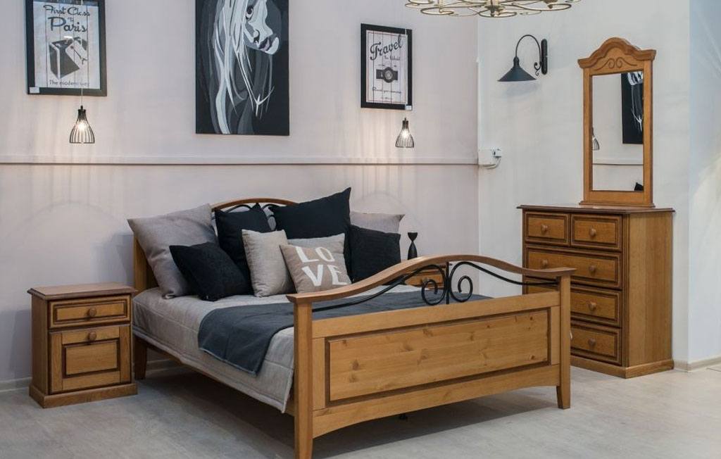 Landhausstil Schlafzimmer Old‐style Honig gewischt teilmassiv San Diego Landhausstil Schlafzimmer Old‐style Honig gewischt teilmassiv San Diego