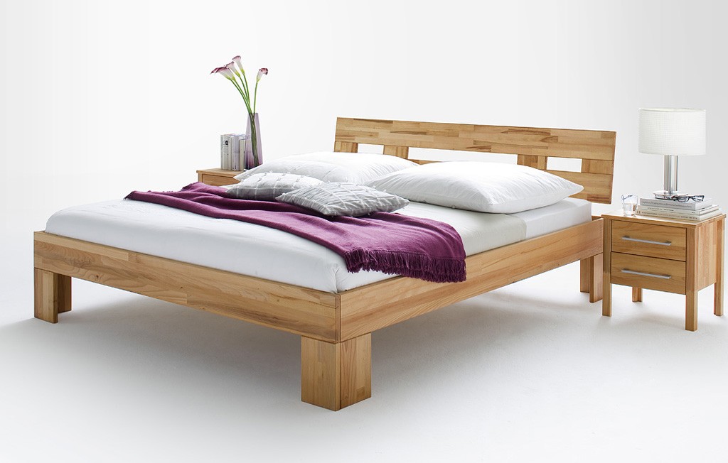 Massivholz Schlafzimmer Bett von 90 bis 200 cm Modset Massivholz Bett von 90 bis 200 cm Modset