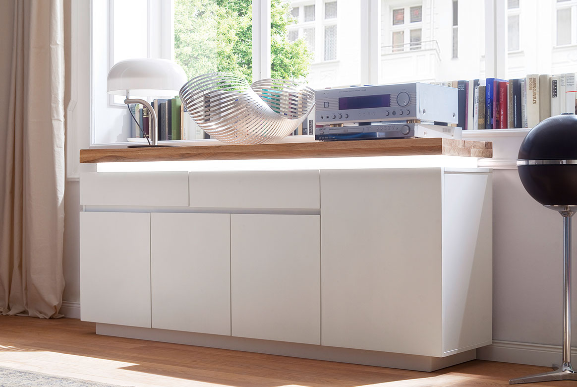 Sideboard weiss matt Romina. Sideboard weiss matt Romina.