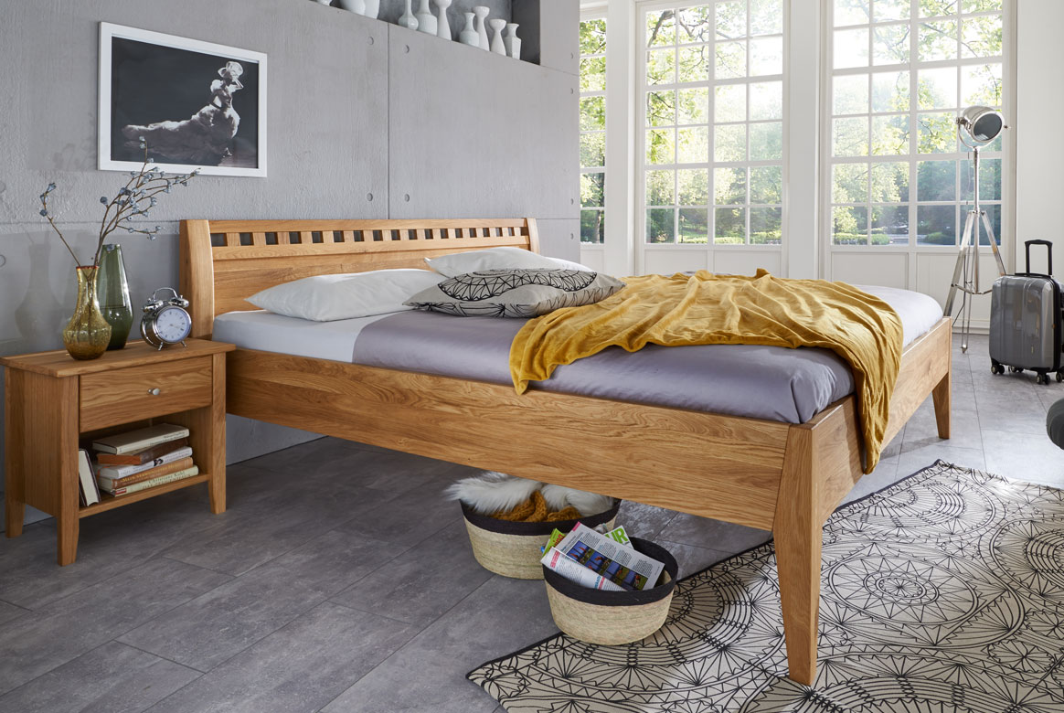 Abbildung Bettgestell Massivholz M&H Diana II | D01 Bettgestell Massivholz M&H Diana II | D01