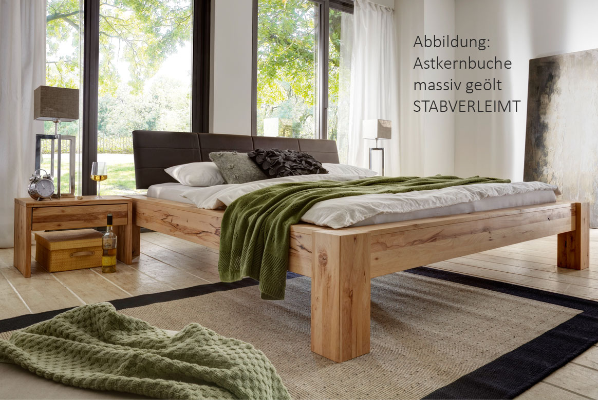 Abbildung Bettgestell Massivholz M&H Hercules III | M03 Bettgestell Massivholz M&H Hercules III | M03
