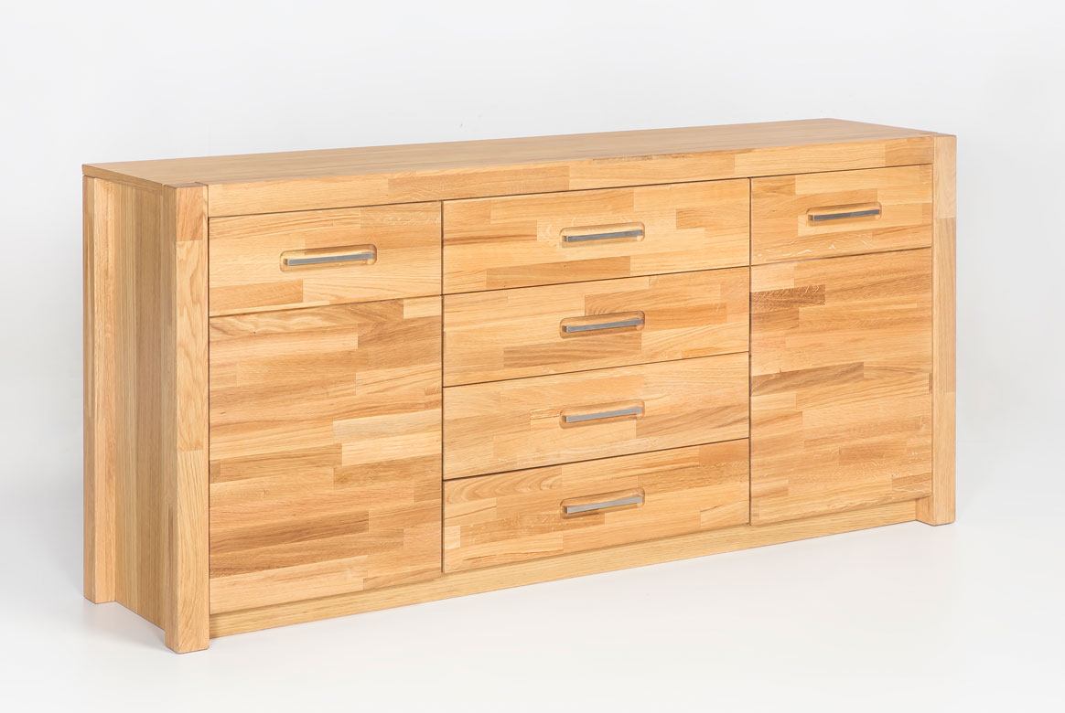 Abbildung Sideboard Wildeiche teilmassiv geölt Savi | T01 Abbildung Sideboard Wildeiche teilmassiv geölt Savi | T01