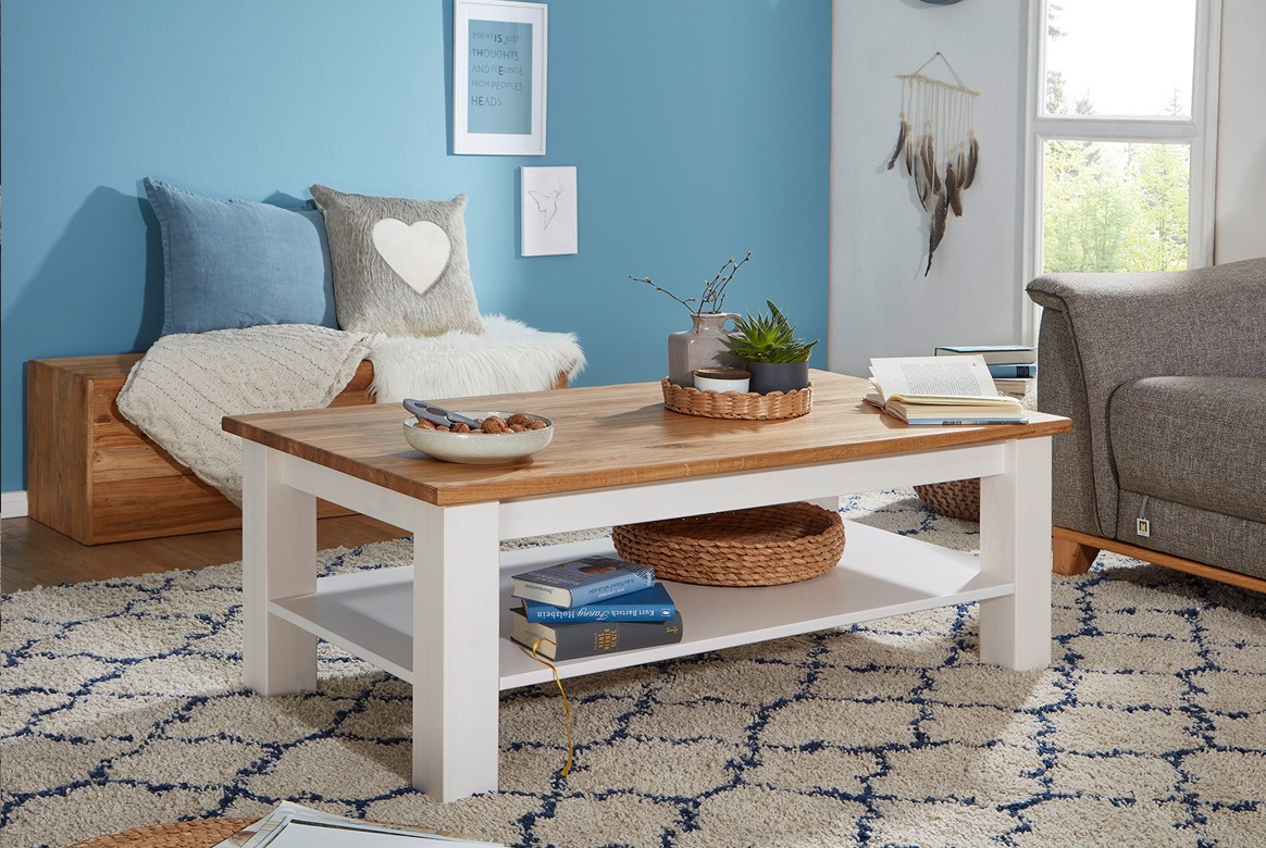 Couchtisch Landhausstil weiss Season | T85 Couchtisch Landhausstil weiss Season | T85
