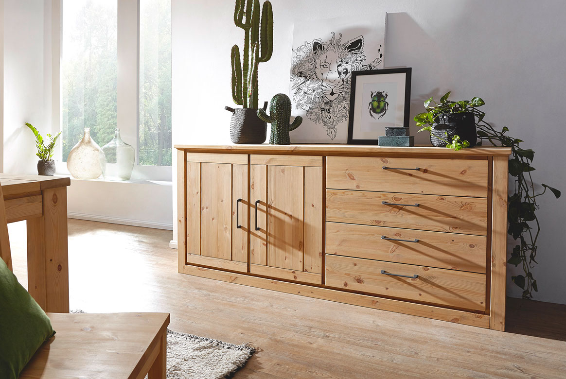 Sideboard Kiefer Massivholz Pinus Sideboard Kiefer Massivholz Pinus