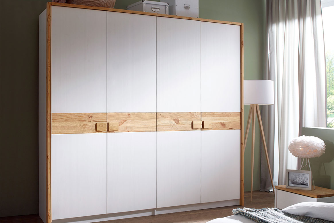 Kleiderschrank Landhausstil weiß massiv Lorett Kleiderschrank Landhausstil weiß massiv Lorett
