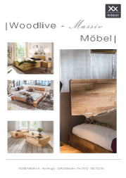 Produktübersicht Woodlive Möbel.